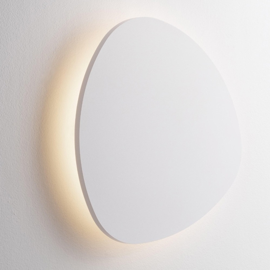 Applique da parete bianca design moderna led 12w 3000k