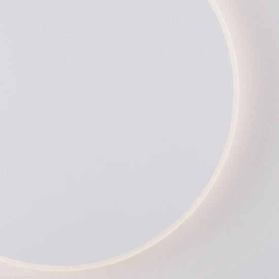Applique disco cerchio bianco moderna led 12w 3000k