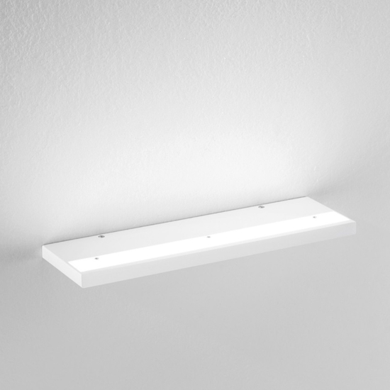 Applique led plate isyluce bianco 24w 3000k 4000k moderna