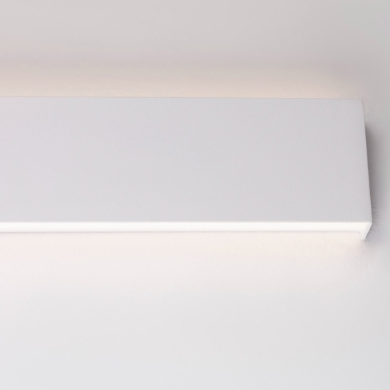 Applique 60cm led 22w 3000k bianco rettangolare moderna