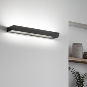 Applique led 4000k 50w nero design isyluce moderna