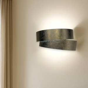 Marchetti pura applique lampada da parete foglia argento fp