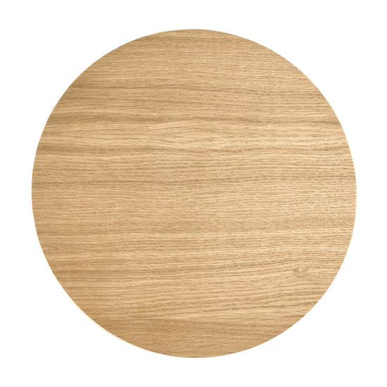 Applique da parete in legno 30cm moderna disco rotondo