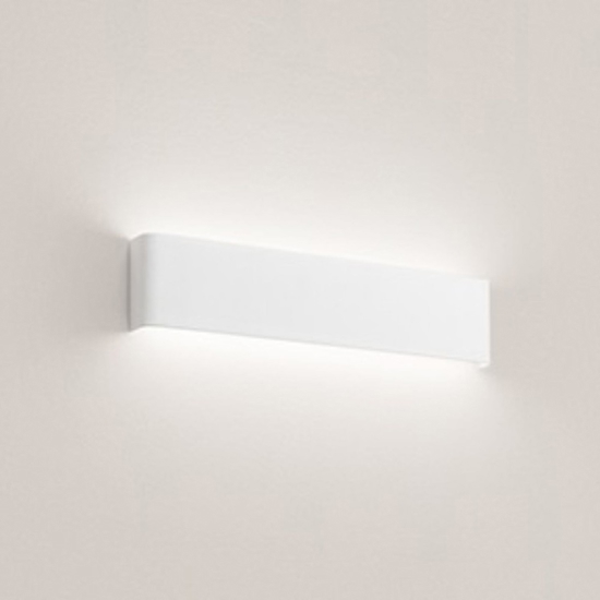Applique bianco led 12w 3000k moderna wey perenz illuminazione