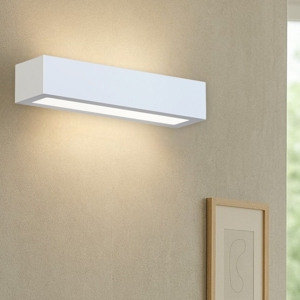 Applique di gesso bianco moderno rettangolare