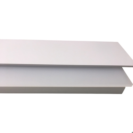 Applique 25w 3000k gea luce doha bianco moderna led