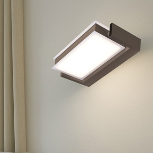 Axella vivida applique led 18w 3000k orientabile sabbia