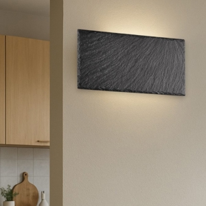 Applique di ardesia led 9w 3000k dimmerabile antracite