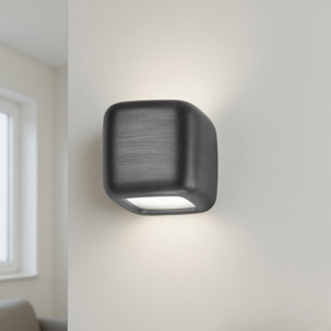 Visualizza i dettagli per Applique moderna gea luce babol cubo nero Applique moderna gea luce babol cubo nero