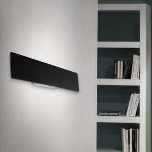 Applique zig zag nero ap1 d29 ideal lux led 12,5w 3000k per interni moderni