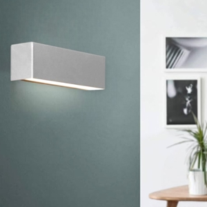 Applique grigio rettangolare da parete moderna fp