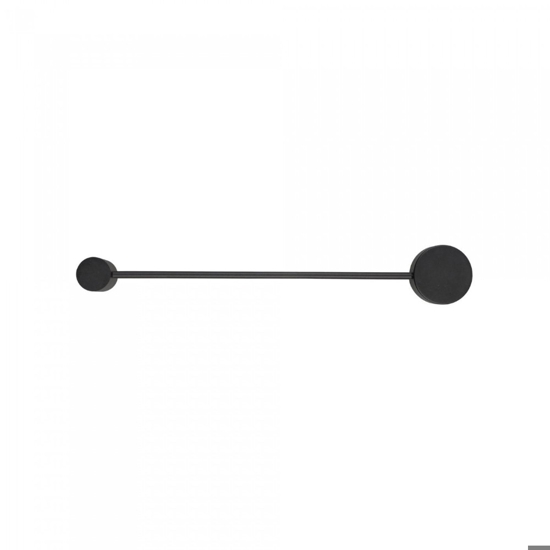 Applique nera da parete moderna design per interno