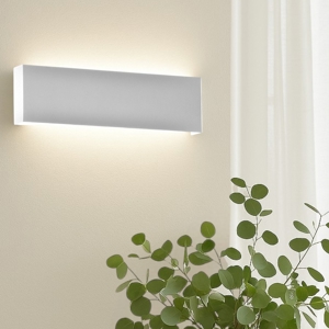 Applique led 18w 4000k metallo moderno rettangolare isyluce