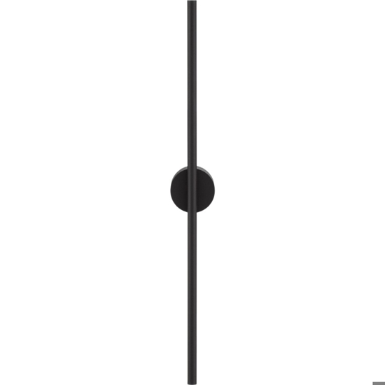 Applique da parete moderna nero bacchetta led