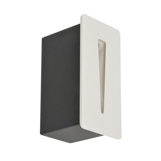 Segnapasso da incasso per interni esterni bianco led 3w 3000k