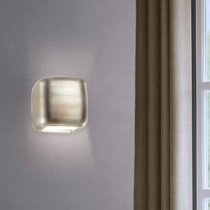 Visualizza i dettagli per Applique parete cubo grigio anticato gea luce babol Applique parete cubo grigio anticato gea luce babol