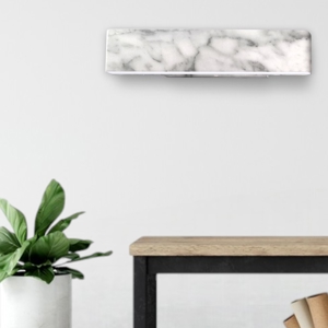 Applique effetto marmo bianco led 4000k design moderno