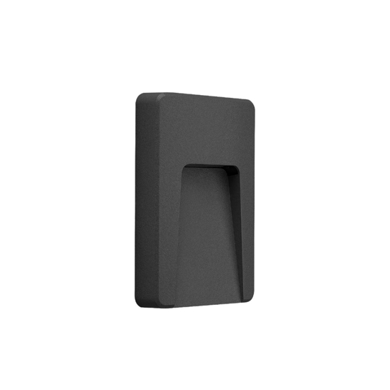 Segnapasso led 3w 3000k da esterno antracite