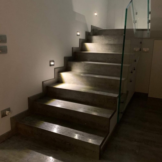Life segnapasso led bianco da incasso per esterno 2w 4000k ip65 fp