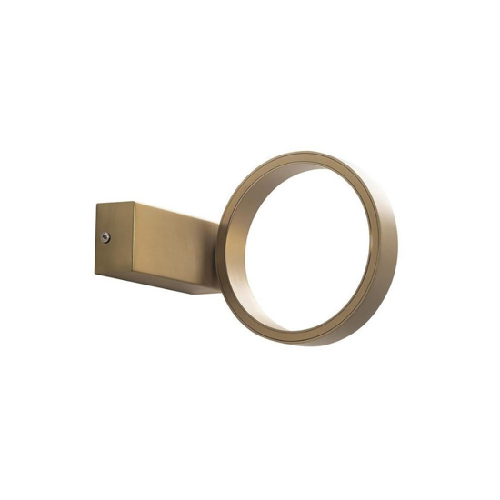 Applique moderna oro led 3000k 7w oro satinato fp