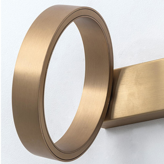 Applique moderna oro led 3000k 7w oro satinato fp