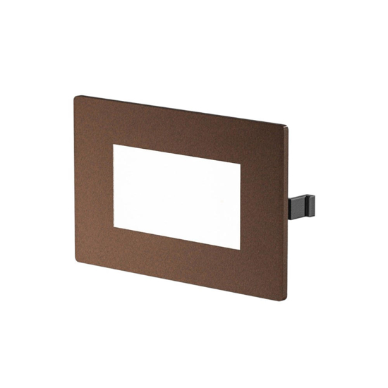 Segnapasso led da esterno marrone led 3w cct ip54 per cassetta 503