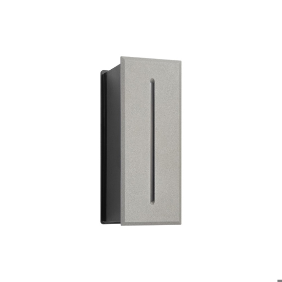 Segnapasso led 3w 3000k per esterno grigio da incasso