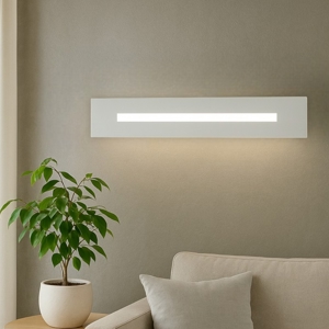 Wally top light applique led grigio 30w moderna