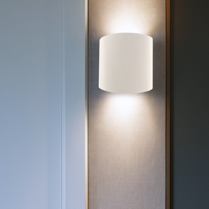 Applique moderna gx53 led metallo bianco