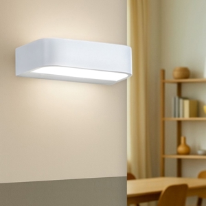 Visualizza i dettagli per Isyluce applique da parete led 6w 3000k bianco moderna Isyluce applique da parete led 6w 3000k bianco moderna