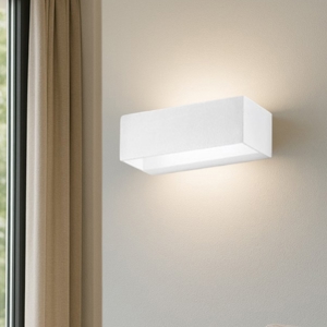 Isyluce applique led 6w 3000k bianco rettangolare moderna