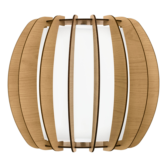 Applique in legno acero design moderno