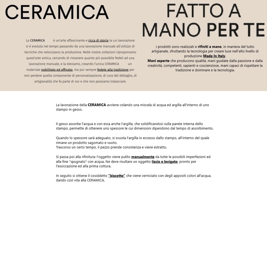 Applique in ceramica bianco angolare piramidale