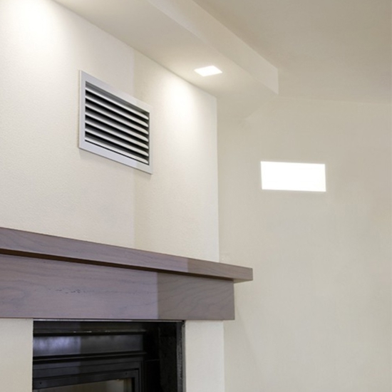 Lampada da incasso a parete 21,5w 4000k applique in gesso led cristaly