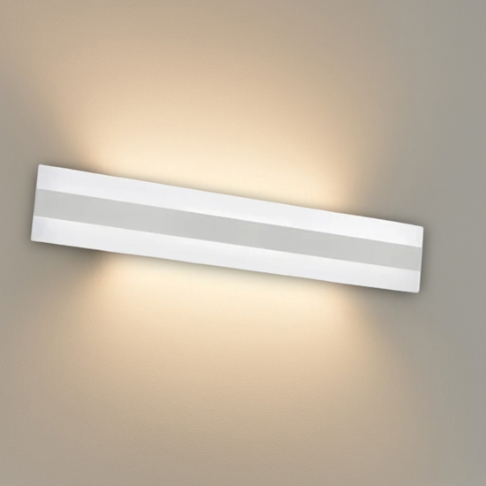 Applique led 25w 3000k moderna bend perenz illuminazione
