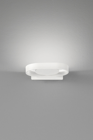 Applique led 6w cct orientabile moderno bianco perenz belt