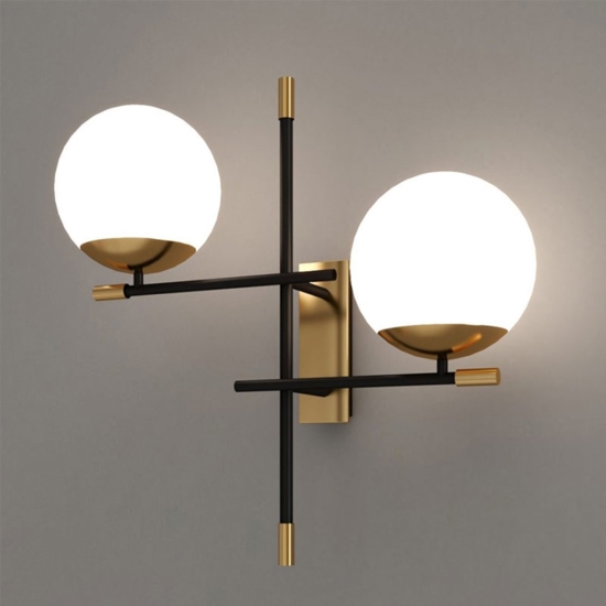 Applique 2 luci per interno oro per salotto maytoni