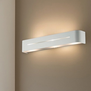 Posta ap3 lampada da parete metallo bianco rettangolare ideal lux