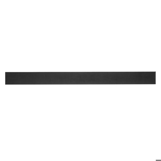 Applique 90cm moderna led 36w 3000k rettangolare nero