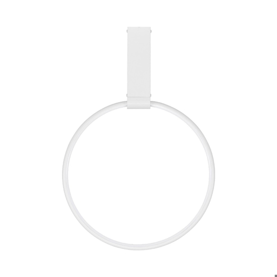 Plafoniera moderna led 35w 3000k cerchio bianco orientabile