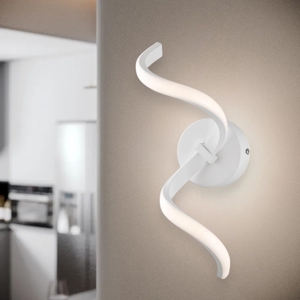 Applique fiocco bianco led 8w 4500k moderno