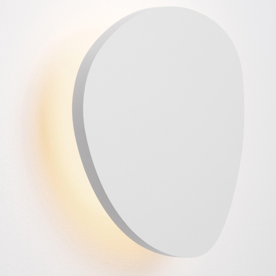 Applique sagomato bianco design moderna led 6w 3000k