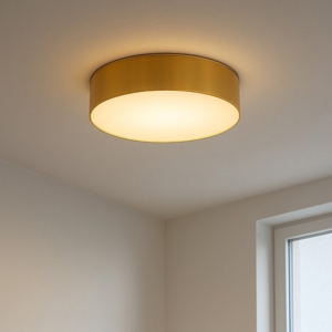 Plafoniera per cucina moderna 5w 4000k 8cm oro rotonda