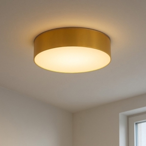 Plafoniera led 12w 4000k tonda oro per interni