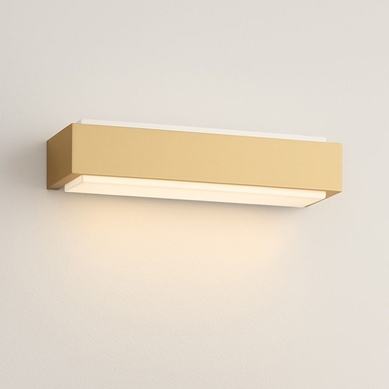Applique moderna oro rettangolare top light bios dm