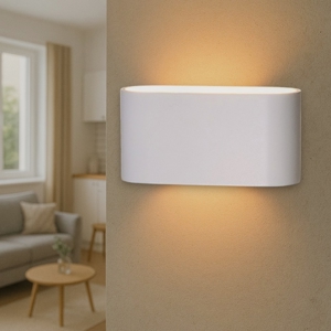 Lampada da parete bianco applique per interni