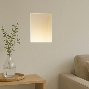 Applique lampada da incasso a parete di gesso led cristaly 16.5w 3000k