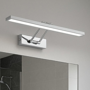 Applique specchio da bagno isyluce cromo orientabile led 8w 3000k