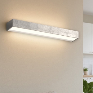 Top light applique da parete bios foglia argento 24w 3000k 4000k