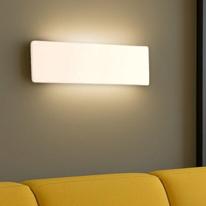 Applique zig zag bianco ap1 d29 led 12,5w 3000k ideal lux moderna